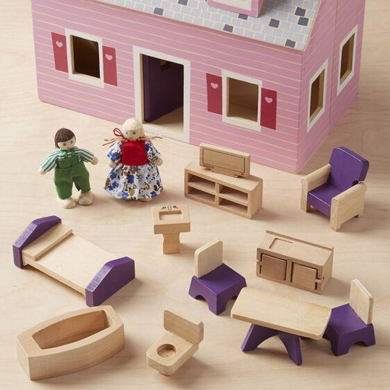 Melissa & Doug Fold & Go Dollhouse