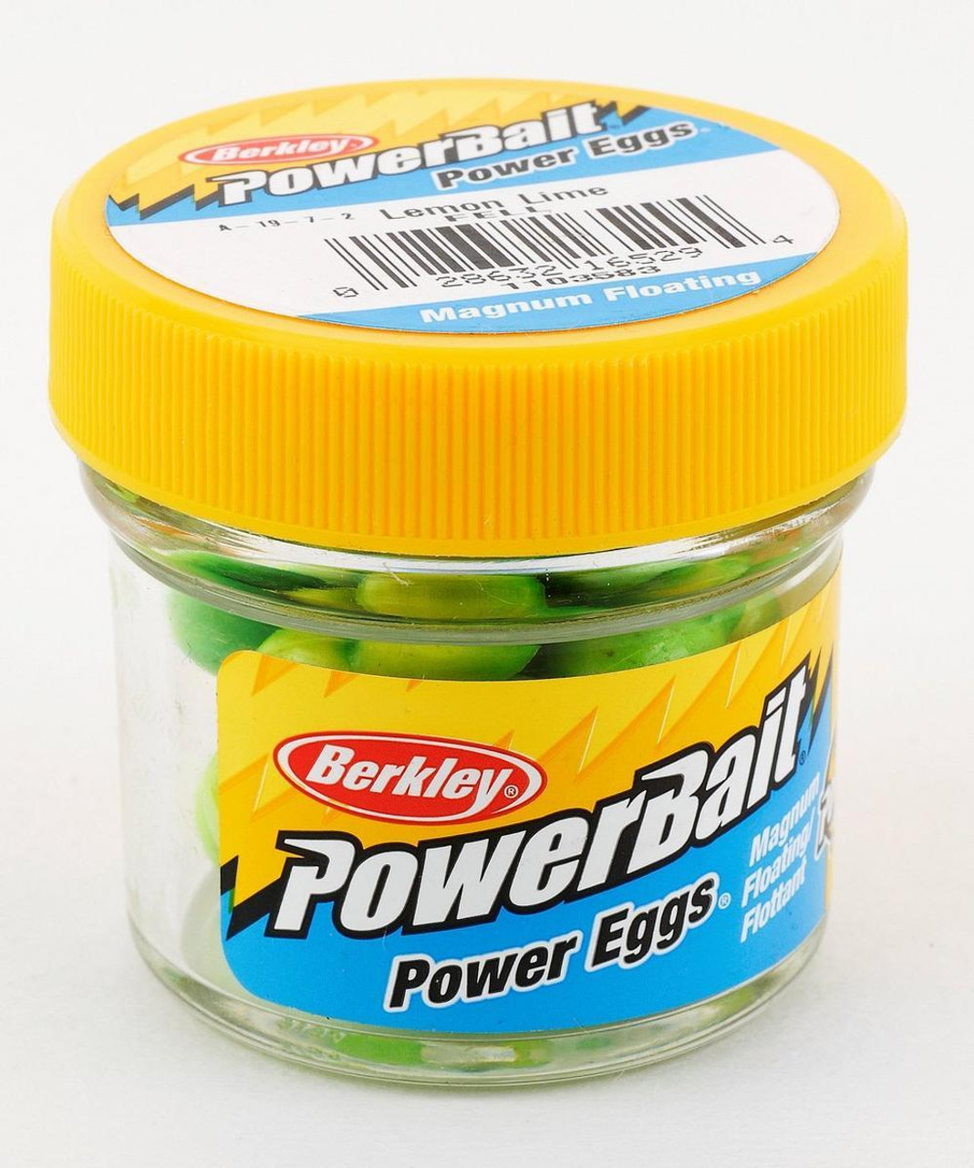 Berkley PowerBait Power Clear Floating Eggs Silver Fluorescent Yellow