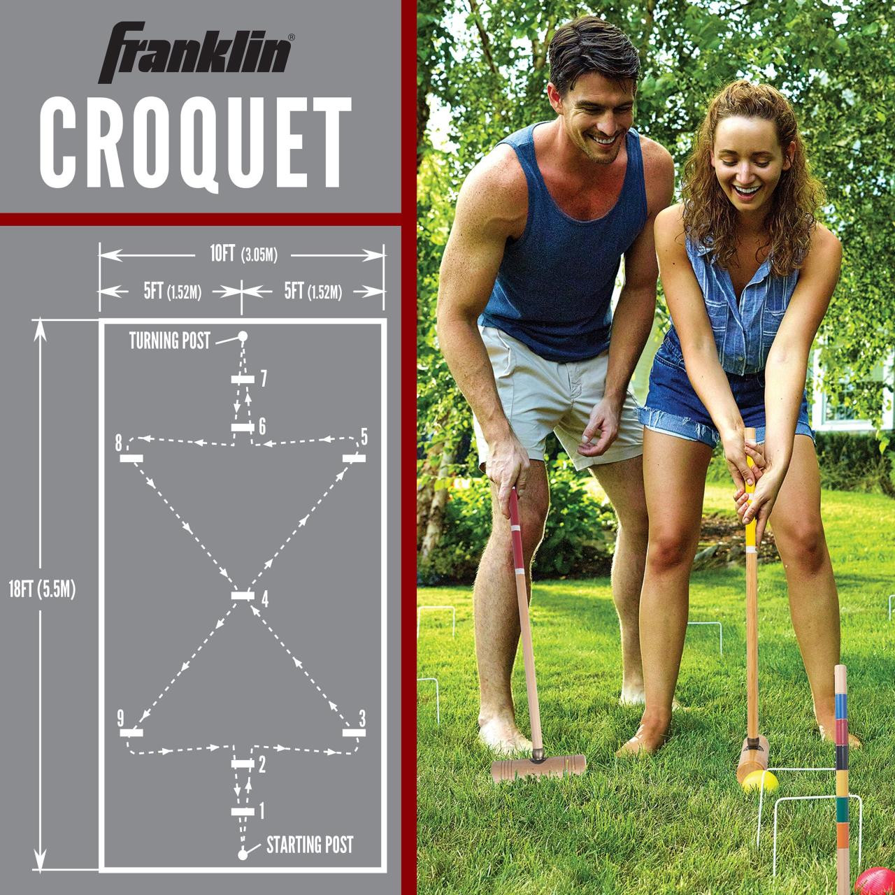Franklin Sports Professional Croquet Set Yeager's Sporting Goods