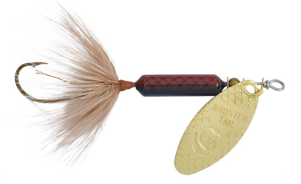  Yakima Bait Wordens Original Rooster Tail Spinner Lure, Fire  Tiger, 1/8-Ounce : Fishing Spinners And Spinnerbaits : Sports & Outdoors