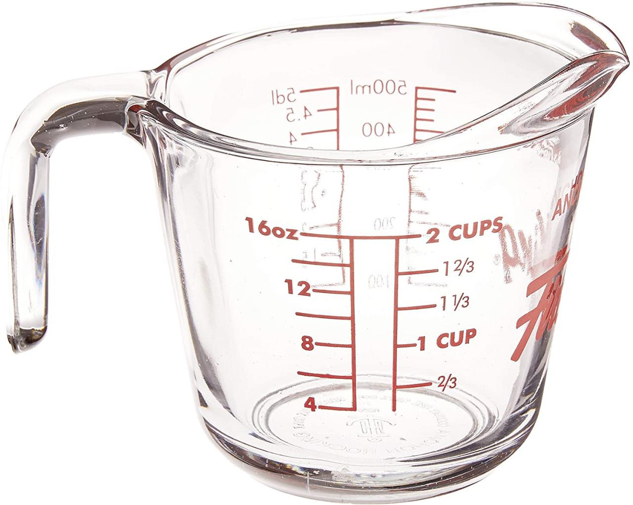 Fox Run Brands 2-Cup Glass Measuring Cup - Yeager's Sporting Goods