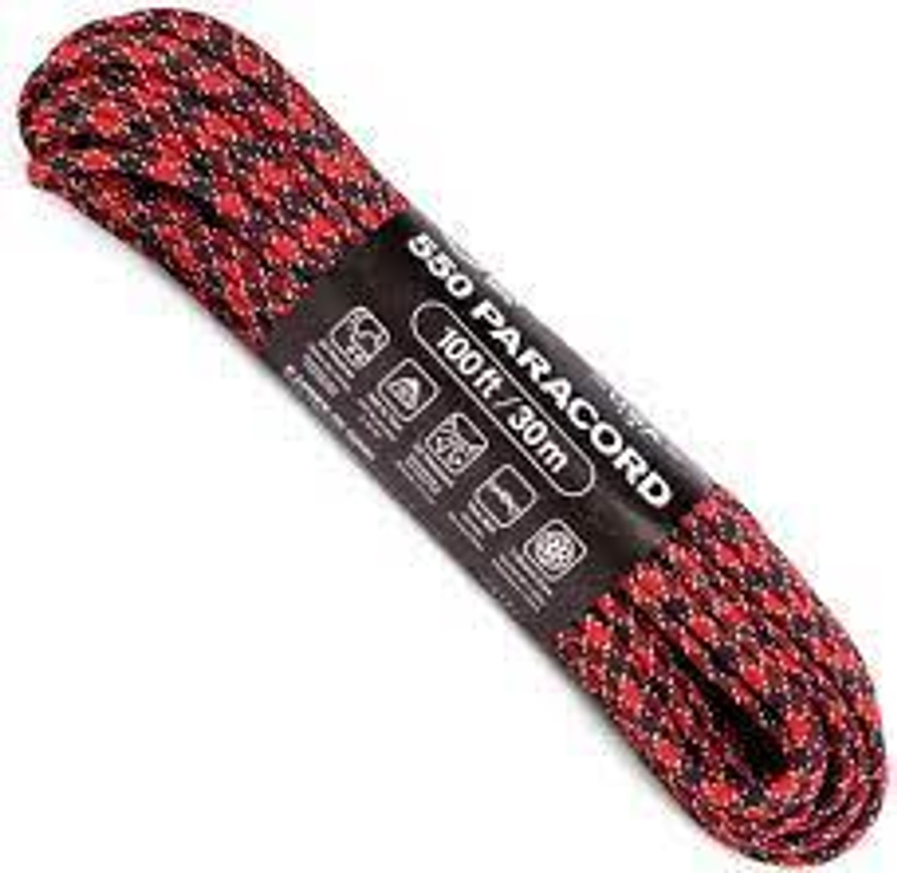 Atwood Rope 550 Paracord, Glow-in-the-Dark, 100 Feet - KnifeCenter -  RG1117H - Discontinued