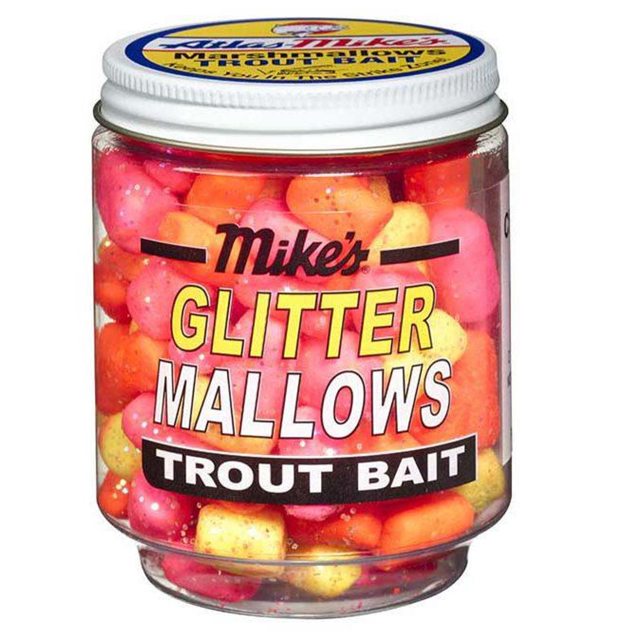 Mike's Glitter Mallows Trout Bait - Assorted/Cheese