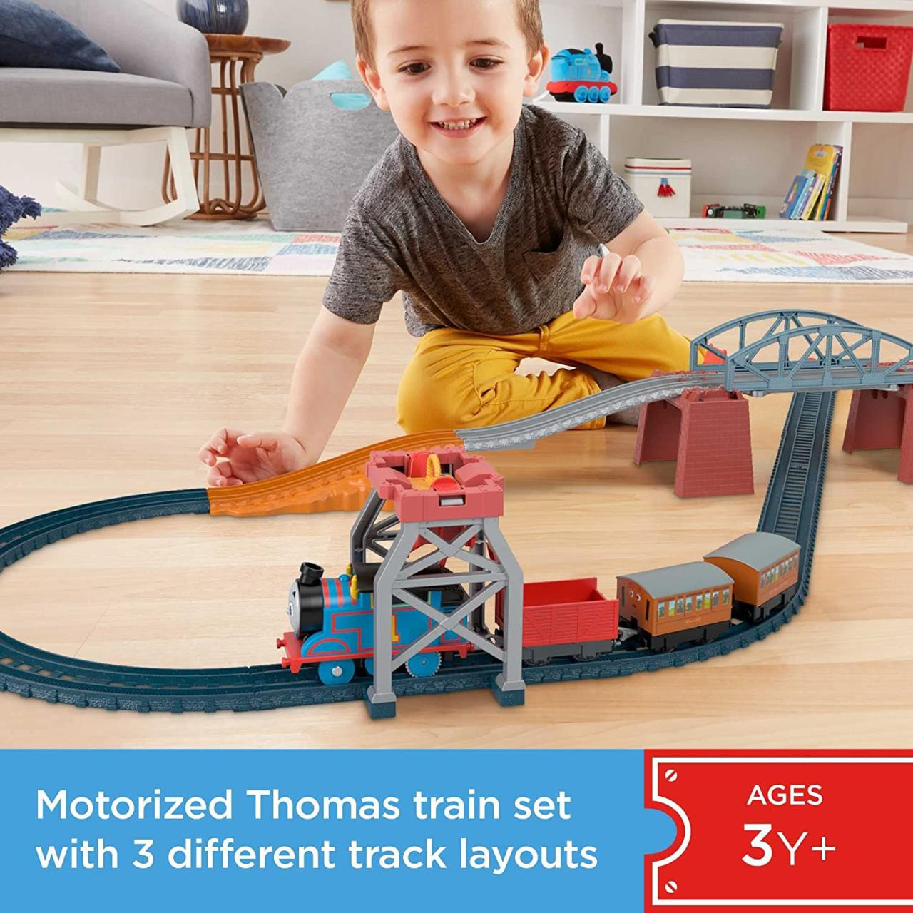 Fisher-Price Thomas Friends 3-in-1 Package Pickup Playset
