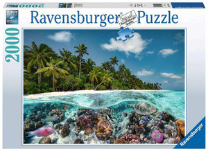 Ravensburger A Dive In The Maldives 2000pc Puzzle - 4005556174416