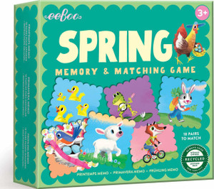 Eeboo Spring Little Memory And Matching Game - 689196513718 Eeboo Spring Little Memory And Matching Game - 689196513718