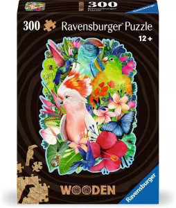 Ravensburger Wood: Beautiful Birds - 300 pc. Puzzle - 4005555007609 Ravensburger Wood: Beautiful Birds - 300 pc. Puzzle - 4005555007609