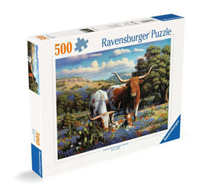 Ravensburger Loving Longhorns - 500 pc. Puzzle - 4005555008262 Ravensburger Loving Longhorns - 500 pc. Puzzle - 4005555008262