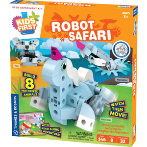 Thames & Kosmos Kids First: Robot Safari - Introduction to Motorized Machines - 814743014107 Thames & Kosmos Kids First: Robot Safari - Introduction to Motorized Machines - 814743014107