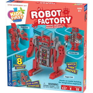 Thames & Kosmos Kids First Robot Factory: Wacky, Misfit, Rogue Robots - 814743014879 Thames & Kosmos Kids First Robot Factory: Wacky, Misfit, Rogue Robots - 814743014879