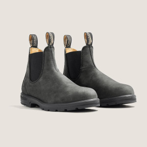 Blundstone Classic Chelsea Boot - Rustic Black - 9315891452755 Blundstone Classic Chelsea Boot - Rustic Black - 9315891452755