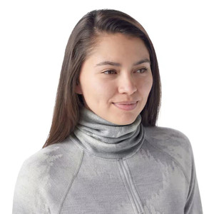 Smartwool Thermal Merino Reversible Gaiter -Light Gray Foggy Pines - 197064574896 Smartwool Thermal Merino Reversible Gaiter -Light Gray Foggy Pines - 197064574896