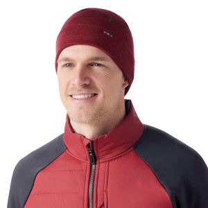 Smartwool Thermal Merino Reversible Beanie - Currant Heather - 197064579624 Smartwool Thermal Merino Reversible Beanie - Currant Heather - 197064579624