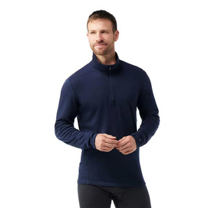 Smartwool M's Classic Thermal Merino Base Layer 1/4 Zip - Deep Navy - 197642257845 Smartwool M's Classic Thermal Merino Base Layer 1/4 Zip - Deep Navy - 197642257845