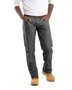 Berne Apparel Highland Flex Duck Relaxed Fit Carpenter Pant - Slate - 092021440255 Berne Apparel Highland Flex Duck Relaxed Fit Carpenter Pant - Slate - 092021440255