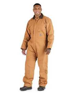 Berne Apparel Heritage Duck Insulated Coverall - Brown Duck - 092021848129 Berne Apparel Heritage Duck Insulated Coverall - Brown Duck - 092021848129