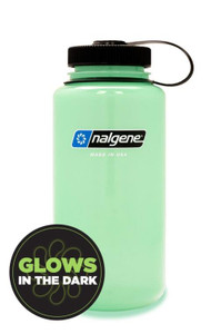 Nalgene 32oz WM Sustain Bottle - Glow Green - 661195000857