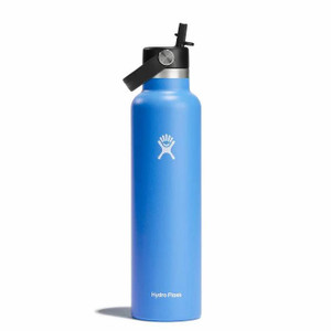 Hydro Flask 24 oz Standard Mouth with Flex Straw Cap - Cascade - 810096852564