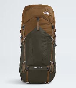 The North Face Trail Lite 65L Backpack - Utility Brown/New Taupe Green - 197642135594