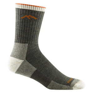Darn Tough Vermont Men's Hiker Micro Crew Midweight Hiking Sock - Olive - 642249193633 Darn Tough Vermont Men's Hiker Micro Crew Midweight Hiking Sock - Olive - 642249193633