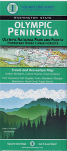 Square One Map Comp Olympic Peninsula Recreation Map - 756345100201