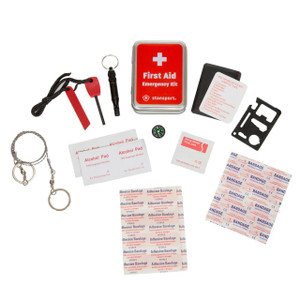 Stansport Vintage Tin Emergency First Aid Kit - 011319143500 Stansport Vintage Tin Emergency First Aid Kit - 011319143500