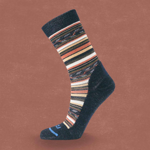 Fits Socks Light Hiker (Multi-Pattern) Crew - Navy - 841580124362 Fits Socks Light Hiker (Multi-Pattern) Crew - Navy - 841580124362