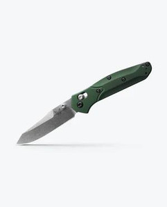 Benchmade Knives 945 Mini Osborne | Green Aluminum - 610953202385
