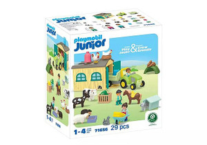 Playmobil Junior: Farm Adventure with Tractor, Trailer, and Animal Friends - 4008789716569 Playmobil Junior: Farm Adventure with Tractor, Trailer, and Animal Friends - 4008789716569