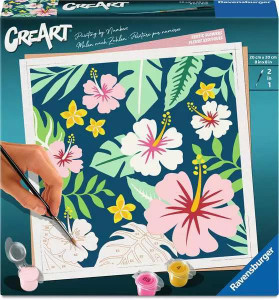 Ravensburger CreArt Exotic Flowers - Paint by numbers for adults - 4005556259847 Ravensburger CreArt Exotic Flowers - Paint by numbers for adults - 4005556259847