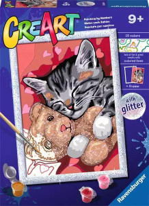 Ravensburger CreArt: Peaceful Kitten 7x10 - Paint by Number - 4005556202669 Ravensburger CreArt: Peaceful Kitten 7x10 - Paint by Number - 4005556202669