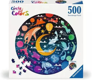 Ravensburger Circle of Colors - Dreams - 500 Pieces Puzzle - 4005555008187 Ravensburger Circle of Colors - Dreams - 500 Pieces Puzzle - 4005555008187