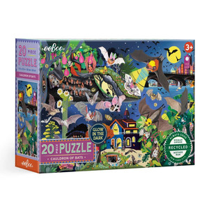 Eeboo Cauldron of Bats 20 Piece Puzzle - 689196521454 Eeboo Cauldron of Bats 20 Piece Puzzle - 689196521454