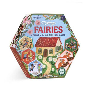 Eeboo Cottage Fairies Hexagon Matching Game - 689196516252 Eeboo Cottage Fairies Hexagon Matching Game - 689196516252