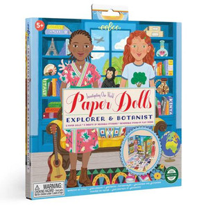 Eeboo Explorer and Botanist Paper Doll Set - 689196514890 Eeboo Explorer and Botanist Paper Doll Set - 689196514890