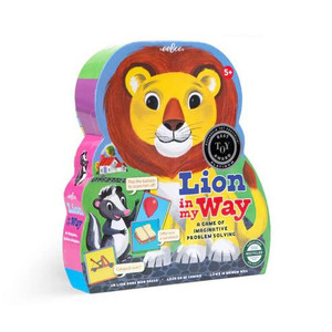 Eeboo Lion in My Way Shaped Game - 689196521157 Eeboo Lion in My Way Shaped Game - 689196521157