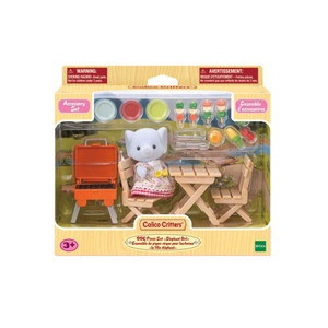 Epoch Everlasting Calico Critters BBQ Picnic Set – Elephant Girl - 020373219809 Epoch Everlasting Calico Critters BBQ Picnic Set – Elephant Girl - 020373219809