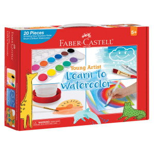 Faber Castell Young Artist Learn to Watercolor - 092633311318 Faber Castell Young Artist Learn to Watercolor - 092633311318