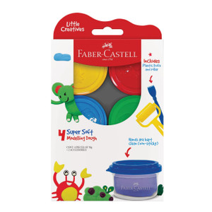 Faber Castell Little Creatives 4 Super Soft Modeling Dough - 8901180708149 Faber Castell Little Creatives 4 Super Soft Modeling Dough - 8901180708149