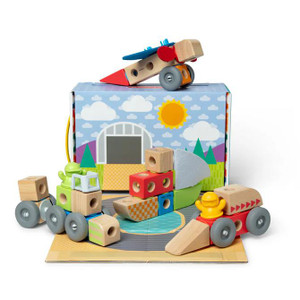 Mellissa & Doug Blockables™ Vehicles Play Set - 000772502771 Mellissa & Doug Blockables™ Vehicles Play Set - 000772502771