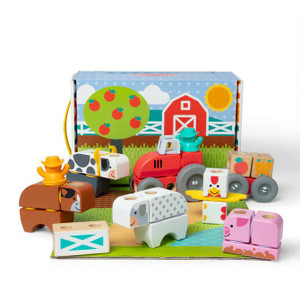 Mellissa & Doug Blockables™ Farm Play Set - 000772502788 Mellissa & Doug Blockables™ Farm Play Set - 000772502788