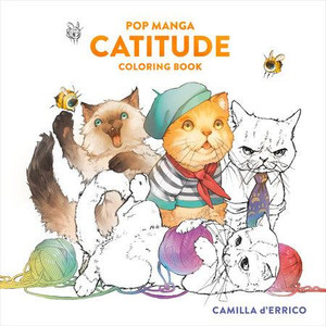 Random House Books Pop Manga Catitude Coloring Book - 9780593837542 Random House Books Pop Manga Catitude Coloring Book - 9780593837542