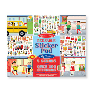 Mellissa & Doug Reusable Sticker Pad - My Town - 000772091145 Mellissa & Doug Reusable Sticker Pad - My Town - 000772091145