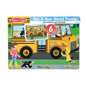 Mellissa & Doug The Wheels on the Bus Song Puzzle - 6 Pieces - 000772007399 Mellissa & Doug The Wheels on the Bus Song Puzzle - 6 Pieces - 000772007399
