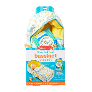 Mellissa & Doug Mine to Love Bassinet Play Set - 000772317160 Mellissa & Doug Mine to Love Bassinet Play Set - 000772317160
