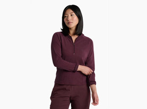 Kuhl Remi™ 1/2 Zip Hoody - Raisin - 193070820026 Kuhl Remi™ 1/2 Zip Hoody - Raisin - 193070820026