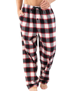 Lazy One Black Plaid Men's Flannel PJ Pants - 841654172480 Lazy One Black Plaid Men's Flannel PJ Pants - 841654172480