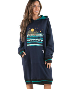 Lazy One Coastal Sleep Hoodie - 841654184001