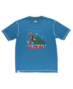 Lazy One Christmas Bigfoot Men's PJ Tee - 840346722514 Lazy One Christmas Bigfoot Men's PJ Tee - 840346722514