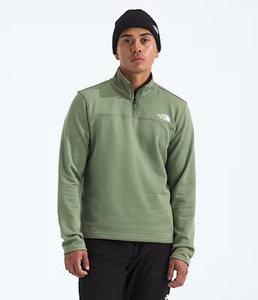 The North Face Men’s Cedar Trail Grid Fleece ¼-Zip - Bark Mist - 197804086467 The North Face Men’s Cedar Trail Grid Fleece ¼-Zip - Bark Mist - 197804086467